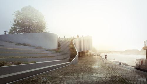 The scheme's soft curves have been designed to create a calming atmosphere / 3XN