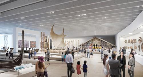 The 2,700sq m (29,000sq ft) extension and wider redevelopment will more than triple museum floorspace