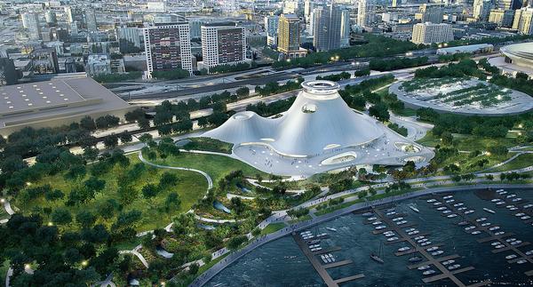 George Lucas is searching for a home for the MAD-designed Lucas Museum of Narrative Art 