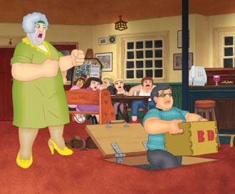 Punch licensee animatedly immortalised