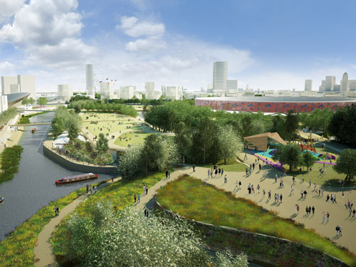 The Olympic Park will provide a 'new piece of city' for London