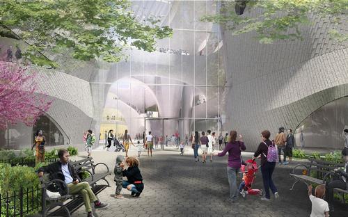 Studio Gang’s design prioritises reuse of existing campus assets to minimise the need for new construction and reduces the impact on mature trees and plantings in Theodore Roosevelt Park
