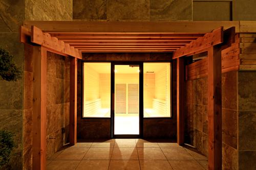 Guests can enjoy a variety of unique soothing sauna rooms including red clay, white clay, far-infrared, and charcoal