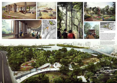 The masterplan will substantially expand the existing forest-like environment and boost its potential as a site for both tourism and nature education / Sameep Padora & Associates