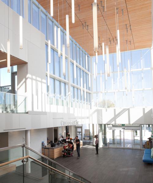 The building is sustainable, accessible and future-proofed / Lisa Logan