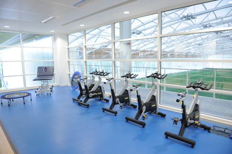Technogym is the official fitness equipment supplier at the facility