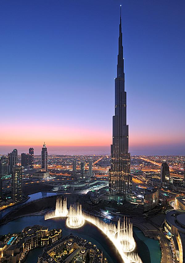 The Dubai spa is in the Burj Khalifa