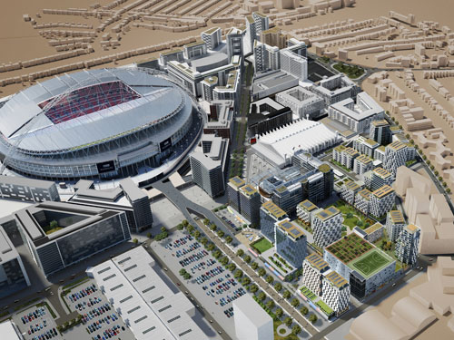 Wembley City north west will be centred on a 1-acre public square