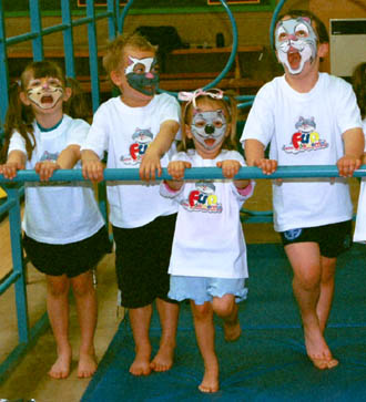Colourful fitness campaign for kids