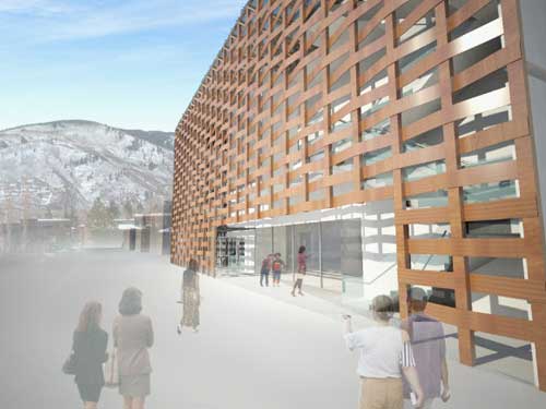 Shigeru Ban Architects have designed the new Aspen Art Museum