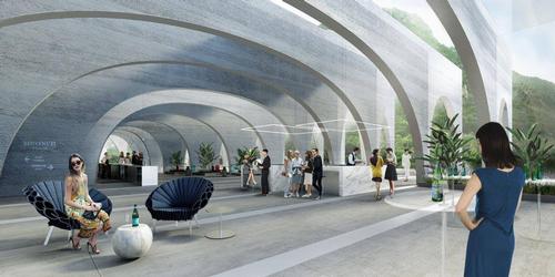 The architecture of the region inspired the design / BIG
