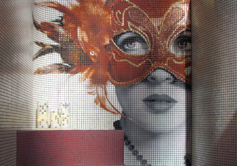 Eye-catching mosaic murals
