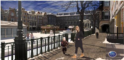 Concept ideas for a winter zone at HollandWorld, a proposed integrated destination and cultural theme park near Amsterdam, the Netherlands / Unlimited Snow
