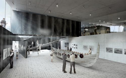 The museum is one of several European museum projects that have been designed by BIG / BIG