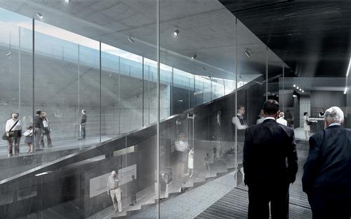 'As a vacuum rather than a volume, and symbolising transparency rather than gravity, it represents the new architecture of a light and easy antithesis of bunker architecture,' said Ingels / BIG