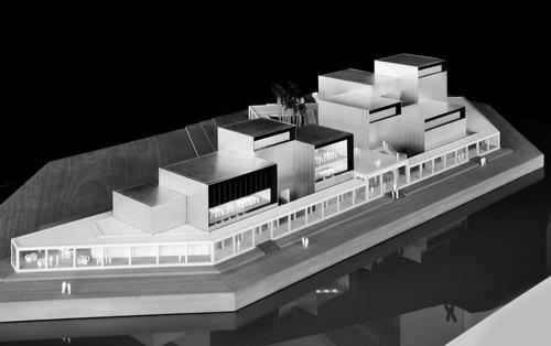 Courtyards will be inserted between the different boxes, becoming spill out spaces for users / Serie Architects