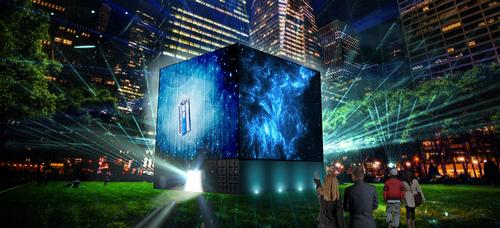 An idea based on shipping containers makes the semi-permanent facility easily transportable / Museum of Science Fiction