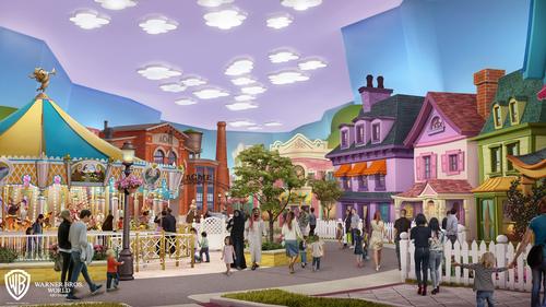 Cartoon Junction will bring together Bugs Bunny, Scooby-Doo, and other famous characters under a stylized cartoon sky that will immerse guests in the wonderful world of animation