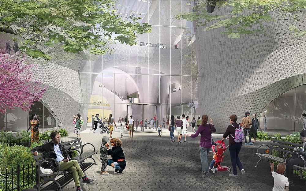 Studio Gang’s work with the American Museum of Natural History (AMNH) sees the practice design a major new $340m wing for the museum. / Studio Gang