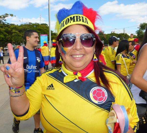 The carnival atmosphere outside the arena