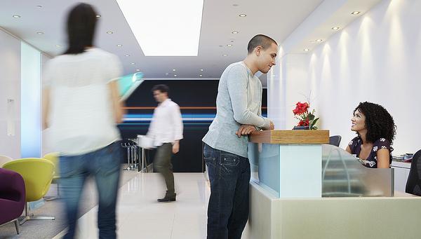 Reception staff should always ask members about their visit