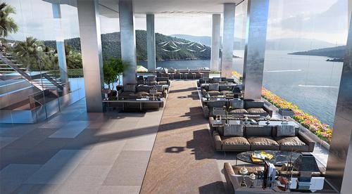 Gurcaglar used local materials combined with Italian goods and Turkish craftsmanship to create the destination