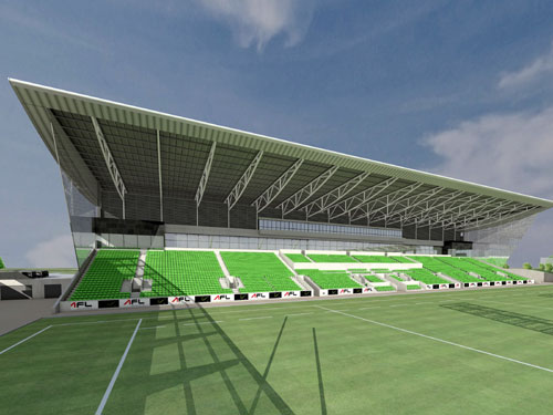 The proposed new City of Salford Community Stadium
