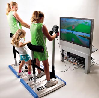 Interactive gyms ﬁght obesity