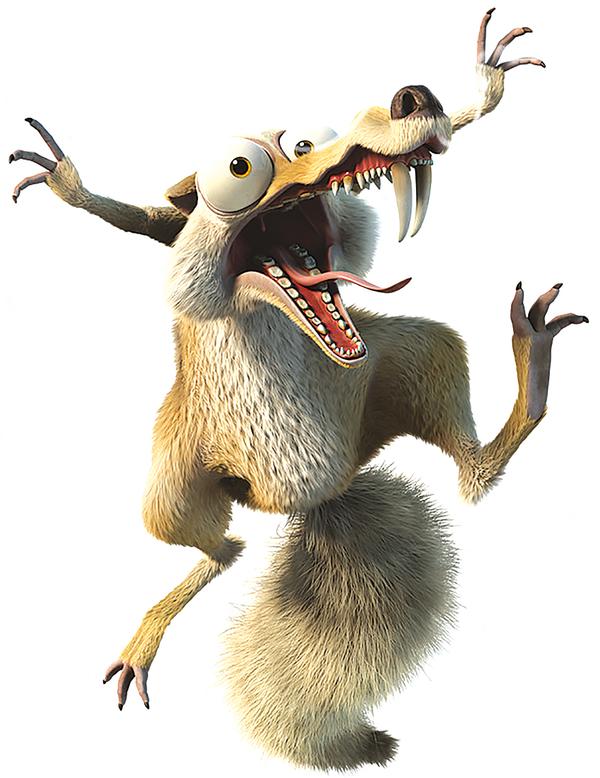 Scrat stars in No Time for Nuts 4D