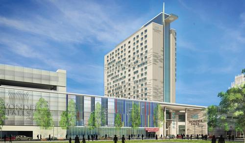 A 300-bedroom is also included in the plans 
