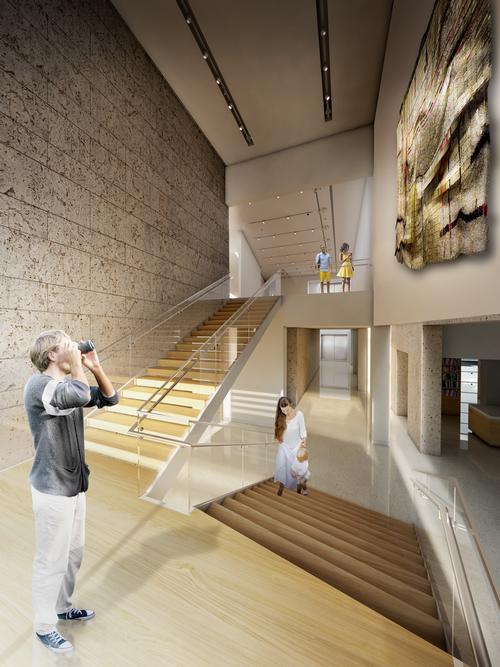 Again working with architects Arata Isozaki and David Gauld, the renovation expands the internal structure to create an almost 50 percent increase in programmable space