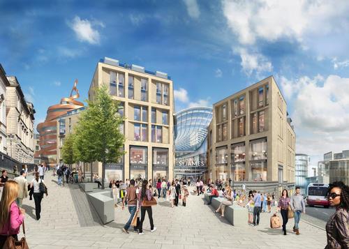 Allan Murray Architects and BDP created the masterplan for the scheme / Edinburgh St. James and Jestico + Whiles