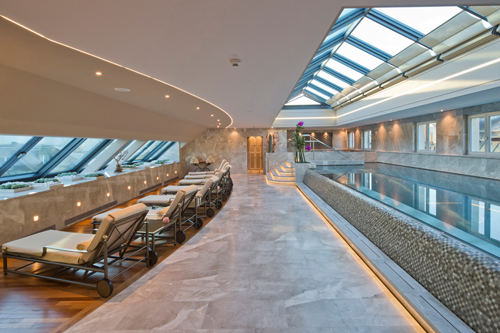 The spa is the first under the Spa Mont Blanc brand / Four Seasons