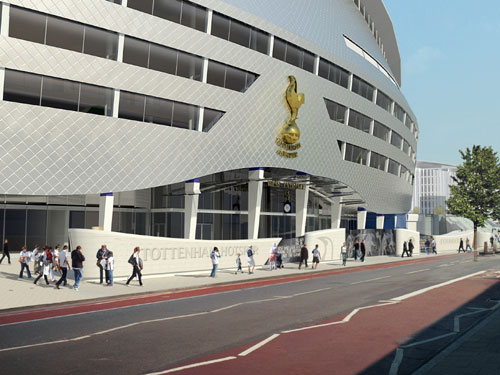 The proposed new-look White Hart Lane stadium