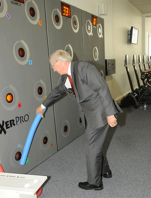 The Duke of Gloucester at the opening of the centre