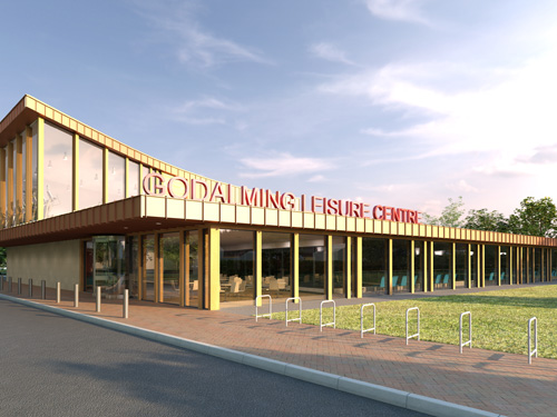 The new Godalming Leisure Centre will include a 60-station gym