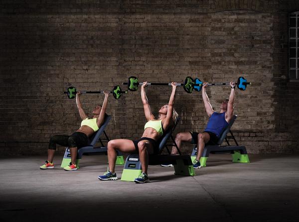 Escape’s new exercise deck can be used in Step, Ramp and Bench modes
