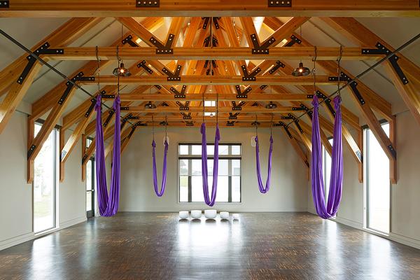 Rooms have been built with signature treatments, such as aerial yoga, in mind / Photo: ©Miraval Berkshires