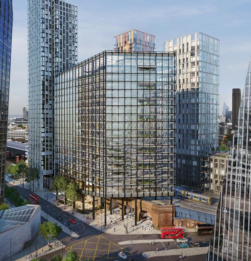 The new buidlings will house nearly 600 new apartments and a luxury hotel