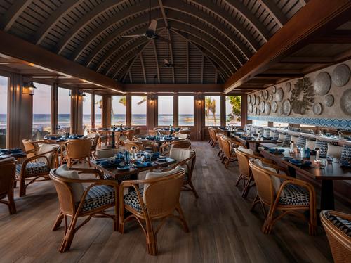 Located on the seafront, Delmare is the resort’s signature restaurant