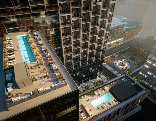 Residents will have access to rooftop pools / Humaniti