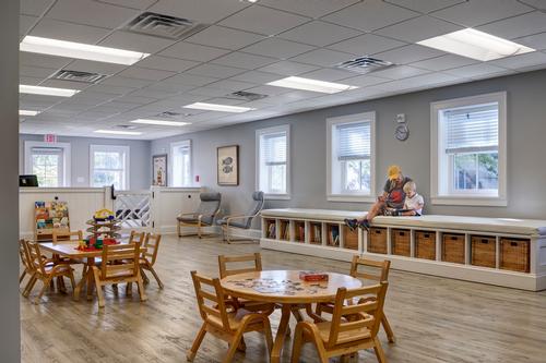 A new children’s centre has been created so that parents can enjoy activities while their kids are looked after / Francis Dzikowski / OTTO, courtesy Cooper Robertson