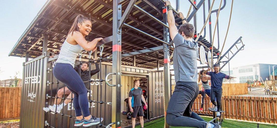 DLL has responded to the lockdown by introducing a range of outdoor workouts, including the newly-launched Battlebox concept / David Lloyd Leisure