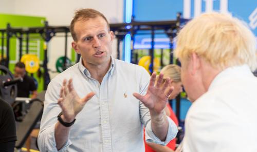 During his visit, Johnson was given a tour of the facility and was talked through how staff are keeping members – and themselves – safe during the pandemic
/ Barney Harrison/LinkedIn/The Gym Group