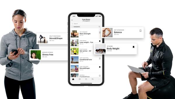 Mywellness gives members access to varied workouts and coaching