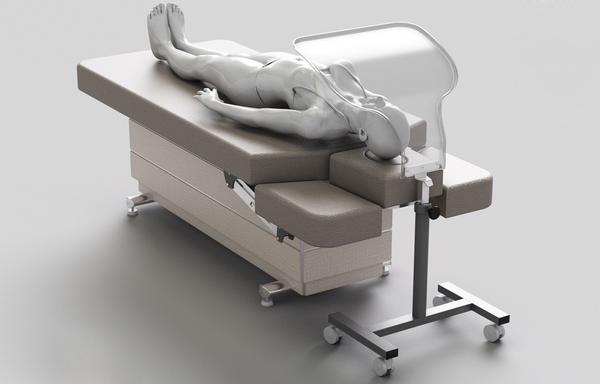 Lemi has created a Spa Shield to sit at the end of treatment beds