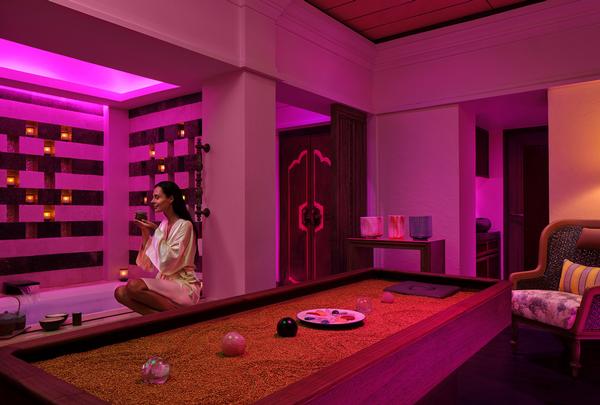 Anderson loves the Illume Room where colour, light, sound and vibration therapy is used to stimulate inner healing / PHOTO: Himawan Sutanto