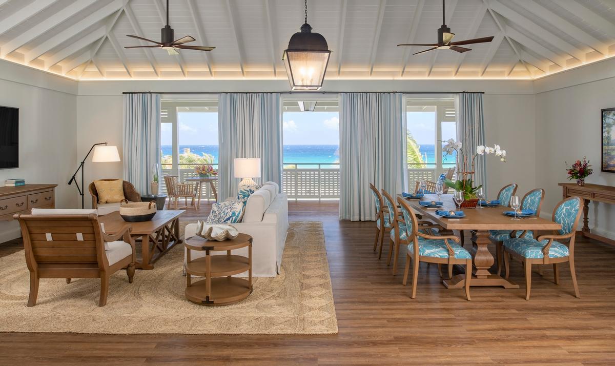 The Great House Ocean Suite is the resort's signature accommodation