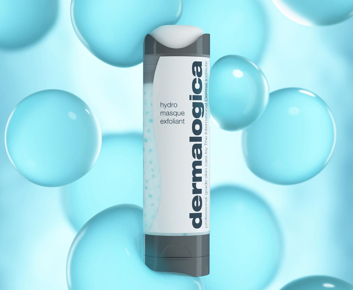 The company’s new Hydro Masque Exfoliant is ultimately designed to smooth and renew skin for a luminous and healthy-looking complexion / Dermalogica