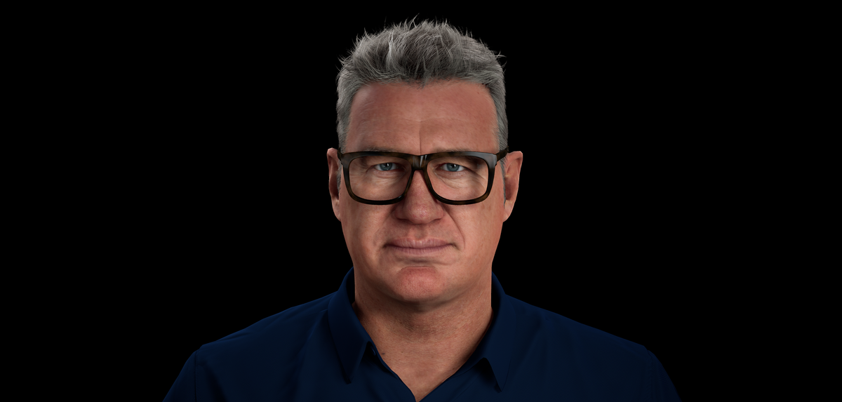 New Zealand Rugby Legend Sir John Kirwan has been recreated as 'Digital John Kirwan' or 'DJK' / Mentemia New Zealand Rugby Legend Sir John Kirwan has been recreated as 'Digital John Kirwan' or 'DJK' / Mentemia